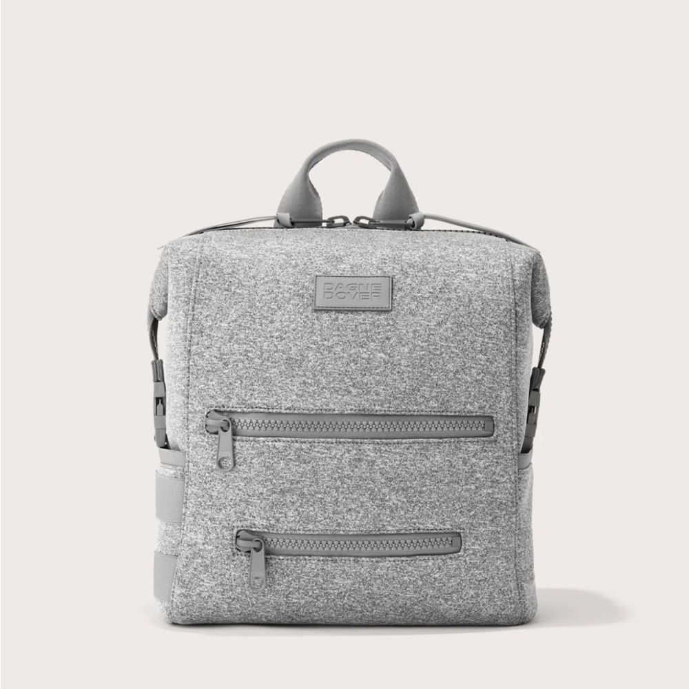 Dagne Dover Medium Info grey diaper bag new